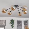 Gastor Plafoniera - Vetro 15 cm Ambrato, 6-Luci