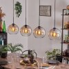 Koyoto Lampadario a sospensione - Vetro 25 cm Ambrato, Chiaro, 4-Luci