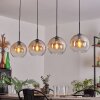 Koyoto Lampadario a sospensione - Vetro 25 cm Ambrato, Chiaro, 4-Luci