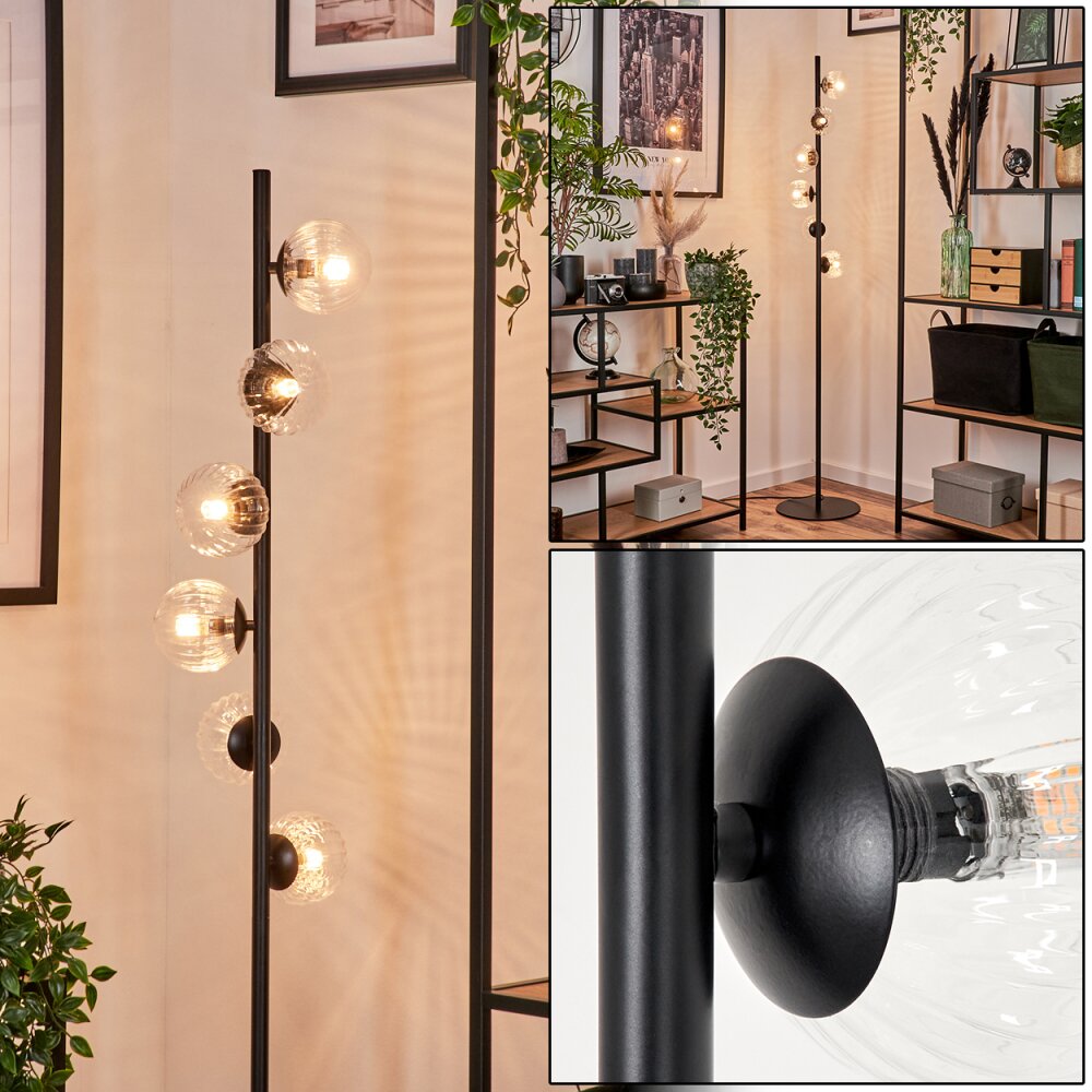 Remaisnil Lampada da terra - Vetro 10 cm Chiaro, 6-Luci main product photo
