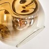 Ripoll Lampada da terra - Vetro 15 cm Oro, Chiaro, 5-Luci