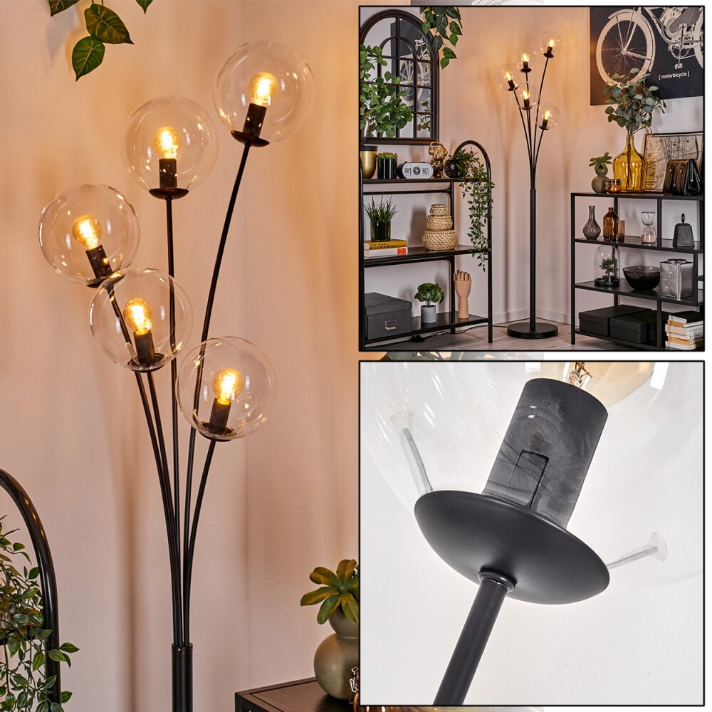 Gastor Lampada da terra - Vetro 15 cm Chiaro, 5-Luci main product photo
