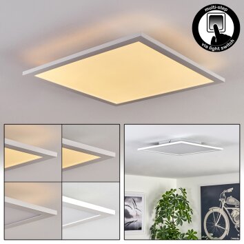 Valmanya Plafoniera 40cm LED Bianco, 1-Luce