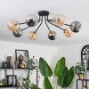 Chehalis Plafoniera - Vetro 12 cm Oro, Nero, 8-Luci