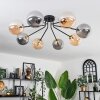 Chehalis Plafoniera - Vetro 15 cm Oro, Nero, 8-Luci