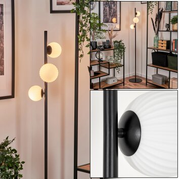 Remaisnil Lampada da terra - Vetro 10 cm, 12 cm Bianco, 3-Luci Remaisnil Lampada da terra - Vetro 10 cm, 12 cm Bianco, 3-Luci