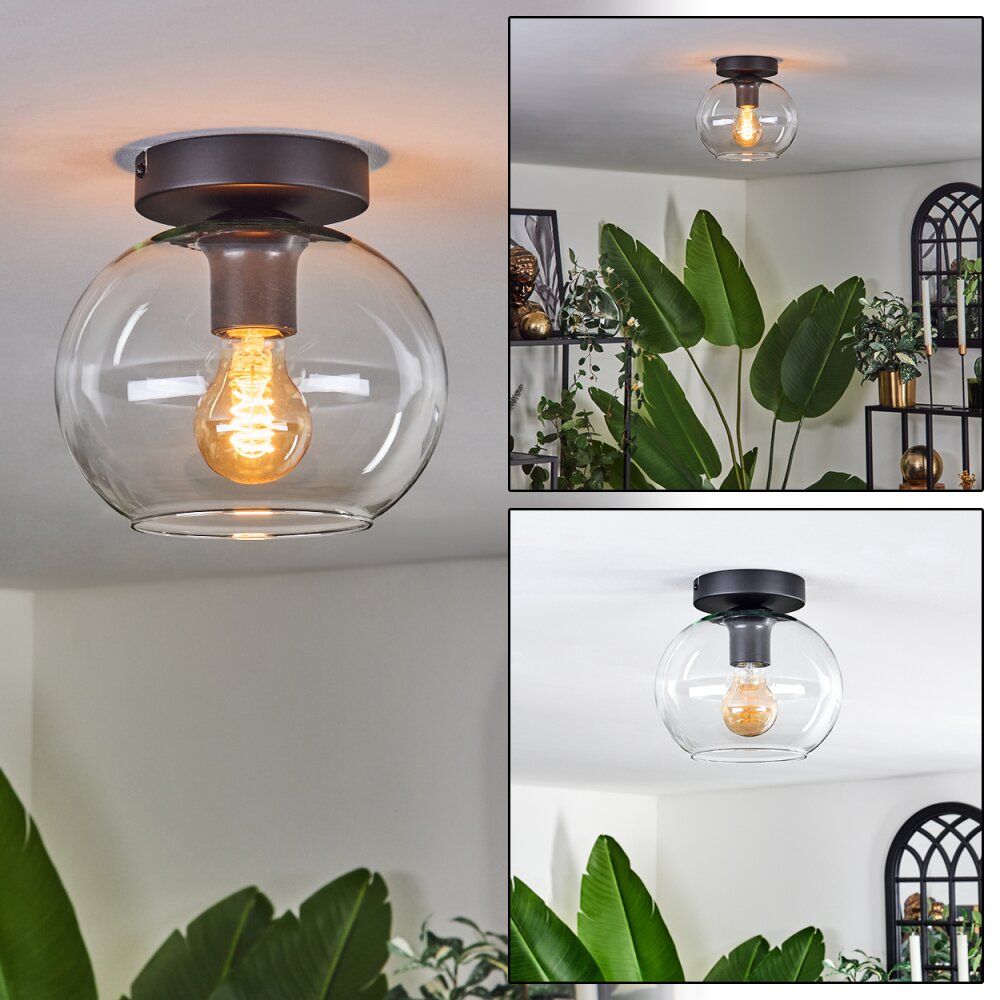 Apedo Plafoniera - Vetro 20 cm Chiaro, 1-Luce main product photo
