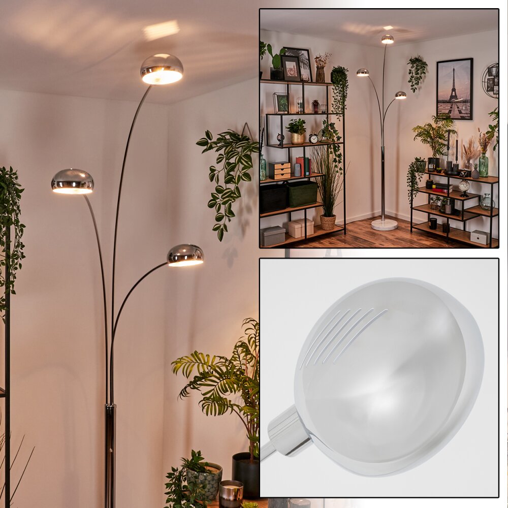 Nikkala Lampada da terra Cromo, 3-Luci main product photo