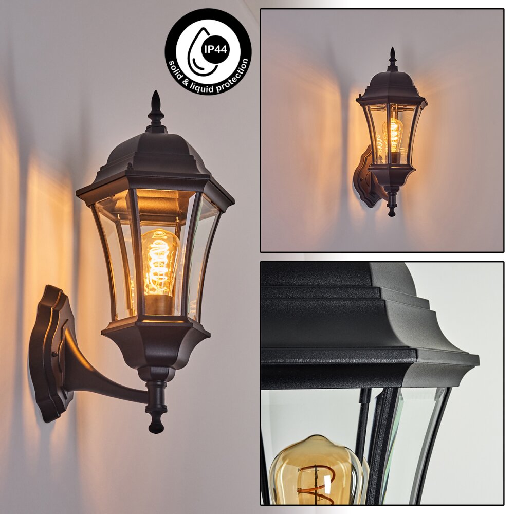 Etoe Applique da esterno Nero, 1-Luce main product photo