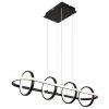 Globo WOLFHARD Lampadario a sospensione LED Nero, Bianco, 1-Luce, Telecomando