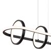 Globo WOLFHARD Lampadario a sospensione LED Nero, Bianco, 1-Luce, Telecomando
