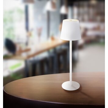 Globo VANNIE Lampada da tavolo LED Bianco, 1-Luce