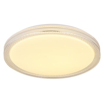 Globo VELENO Plafoniera LED Trasparente, chiaro, Bianco, 1-Luce