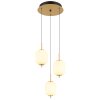 Globo EWALD Lampadario a sospensione LED Ottone, 3-Luci