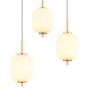 Globo EWALD Lampadario a sospensione LED Bianco, 6-Luci