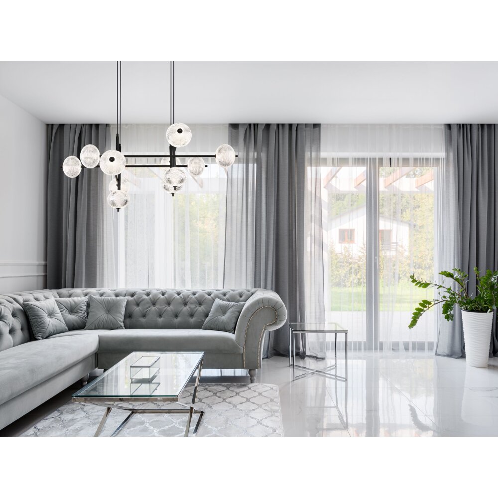 Globo AIDA Lampadario a sospensione LED Nero, 11-Luci main product photo