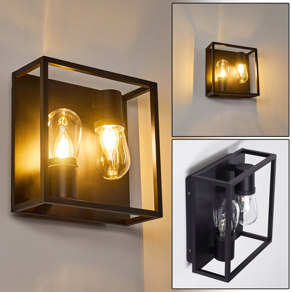 Karlsborg Applique Nero, 2-Luci main product photo