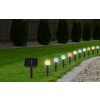 Globo SOLAR Lampioncino Segnapasso LED Nero, Trasparente, chiaro, 20-Luci, Cambia colore