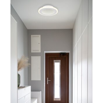 Globo LAMELA Plafoniera LED Bianco, 1-Luce