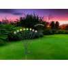 Globo SOLAR Lampioncino Segnapasso LED Acciaio inox, Nero, 8-Luci, Cambia colore