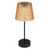 Globo SOLAR Lampada da tavolo LED Ambrato, Nero, 1-Luce