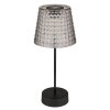 Globo SOLAR Lampada da tavolo LED Nerofumo, Nero, 1-Luce