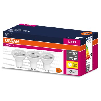 OSRAM LED GU10 6,9 watt 2700 Kelvin 575 Lumen