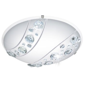 Eglo NERINI Plafoniera LED Bianco, 1-Luce