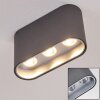 Dalarna Plafoniera LED Grigio, Argento, 1-Luce