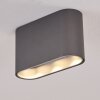 Dalarna Plafoniera LED Grigio, Argento, 1-Luce