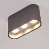 Dalarna Plafoniera LED Grigio, Argento, 1-Luce