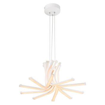 Globo LINCOLN Lampadario a sospensione LED Bianco, 1-Luce