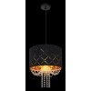 Globo CLARKE Lampadario a sospensione Nero, 1-Luce