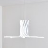 Bangor Lampadario a sospensione LED Bianco, 1-Luce