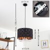 Meldal Lampadario a sospensione Nero, 1-Luce