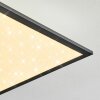 Salmi Plafoniera LED Nero, Bianco, 1-Luce