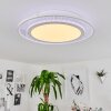 Haumonia Plafoniera LED Bianco, 2-Luci, Telecomando, Cambia colore