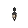 Trio Elvo Applique Nero, 1-Luce