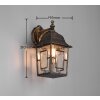 Trio Volturno Applique Ruggine, 1-Luce