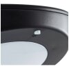 Brilliant Bardum Applique LED Nero, 1-Luce, Sensori di movimento