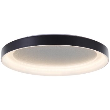 Brilliant Quito Plafoniera LED Nero, 1-Luce