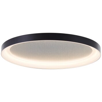 Brilliant Quito Plafoniera LED Nero, 1-Luce