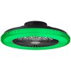 Brilliant Badria Plafoniera LED Nero, 1-Luce, Telecomando