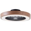 Brilliant Slimline Plafoniera LED Nero, 1-Luce, Telecomando