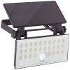 Brilliant Luton Applique da esterno LED Nero, 1-Luce, Sensori di movimento