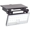 Brilliant Luton Applique da esterno LED Nero, 1-Luce, Sensori di movimento