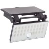 Brilliant Luton Applique da esterno LED Nero, 1-Luce, Sensori di movimento