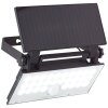 Brilliant Luton Applique da esterno LED Nero, 1-Luce, Sensori di movimento