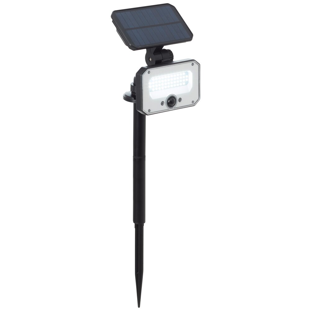 Brilliant Joplin Lampada da terra da esterno LED Nero, 1-Luce, Sensori di movimento main product photo