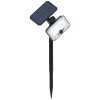 Brilliant Joplin Lampada da terra da esterno LED Nero, 1-Luce, Sensori di movimento
